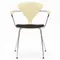 Cherner Chair Company Cherner Metal Base Armchair with Seat Pad