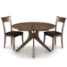 Copeland Furniture Audrey Round Extension Table - 6-ARE-54-04