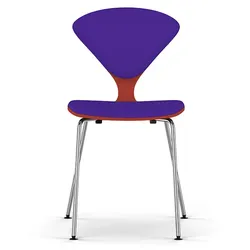 Cherner Chair Company Cherner Seat and Back Upholstered Metal Base Chair - CSTK01-DIVINA-686-B