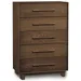 Copeland Furniture Sloane 5 Drawer Dresser - Wide - 2-SLO-52-04