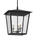 Currey & Company Bening 3 Light Outdoor Pendant - 9500-0002