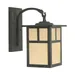 Arroyo Craftsman Mission Arched Arm Outdoor Wall Sconce - MB-15TOF-BZ