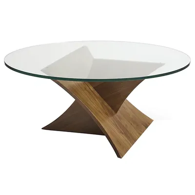 Round Wood Coffee Table With Glass Top : Round Wood Coffee Table With Glass Top Ideas On Foter : Each serves as a venue to display a collection of books or curios, while providing a convenient spot to rest a mug.