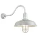 Hi-Lite Gooseneck Barn Light Warehouse Outdoor Wall Sconce - HL-A Arm with Cast Guard - H-QS15114/HL-A-96/CGU-96-FR