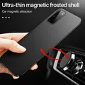 Coque de téléphone rigide magnétique ultra-mince pour Samsung Galaxy housse de protection