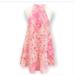 Free People Dresses | Free People Pink Tie-Died Eyelet Halter Mini Dress | Color: Pink | Size: S