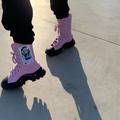 Adidas Shoes | Adidas Detroit Raf Simons High Boots | Color: Pink | Size: 6.5