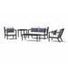 Joss & Main Nimes Northridge 5 Piece Sofa Seating Group w/ Cushions Metal in Gray | Outdoor Furniture | Wayfair 836A4896BF664015B280EF176BB5E167