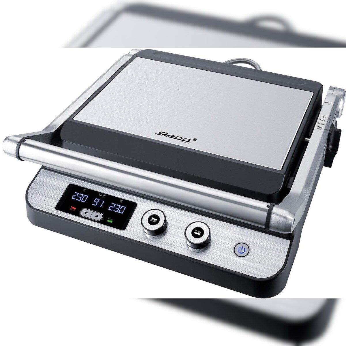 Steba Low-Fat-Grill 1800W FG 120 eds/sw Image