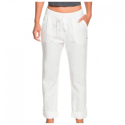 Roxy - Women's On The Seashore Linen Cargo Trousers - Freizeithose Gr L weiß Image