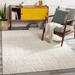 Meadowood 3'11" x 5'7" Modern Contemporary Wool Cream/Light Beige/Peach Area Rug - Hauteloom