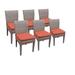 6 Florence/Monterey/Oasis Armless Dining Chairs