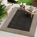 Brooklyn Rug Co Leah Classic Bordered Indoor/Outdoor Area Rug