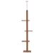 PawHut 4-level Platform Cat Tree with Sisal-Covered Scratching Posts Natural Cat Tree Activity Center for kittens Cat tower