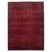 ECARPETGALLERY Hand-knotted Finest Khal Mohammadi Dark Red Wool Rug - 5'10 x 7'9
