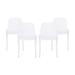 Ivy Modern Stacking Outdoor Dining Chair (Set of 4) by Christopher Knight Home - 19.50" W x 21.50" L x 32.00" H