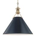 Hudson Valley Lighting Painted Cone Pendant Light Light - MDS352-AGB/DBL