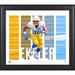 Austin Ekeler Los Angeles Chargers Framed 15" x 17" Player Panel Collage