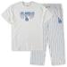 Men's Concepts Sport White/Royal Los Angeles Dodgers Big & Tall Pinstripe Sleep Set