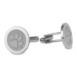 Men's Clemson Tigers Silver Cufflinks