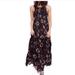 Free People Dresses | Free People Floral Maxi Dress Garden Party | Color: Black/Pink | Size: Xs