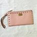 Michael Kors Bags | Michael Kors Studded Clutch Wristlet | Color: Gold/Pink | Size: Os