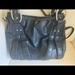 Jessica Simpson Bags | Jessica Simpson Large Satchel. Gunmetal Grey/Black Leather. Styling Tip Included | Color: Black | Size: 5 X 11 X 13 Without Handles/Strap Drop