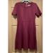 Athleta Dresses | Athleta Burgundy Short Sleeve Dress Size Small | Color: Purple/Red | Size: S