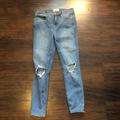 Free People Jeans | Free People Distressed Denim Jeans | Color: Blue | Size: 29