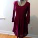 American Eagle Outfitters Dresses | American Eagle Outfitters Burgundy Sweater Dress L | Color: Red | Size: L