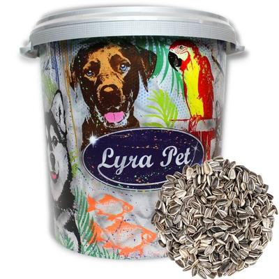 Lyra Pet - 10 kg ® Sonnenblumenkerne gestreift hk Bulgarien in 30 l Tonne