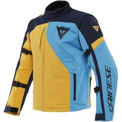Dainese Ranch Tex Veste textile moto, bleu-jaune, taille 60