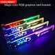 Cadre de bain Shoous RGB 12 couleurs LED GPU prise en charge de l'ordinateur avec le contrôleur