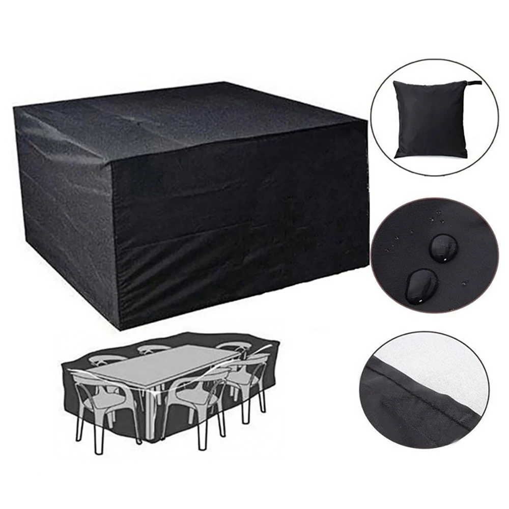 Juste Imperméable pour Meubles de Jardin, Couverture Anti-Poussière pour Chaise, Canapé, Table, Taille 36