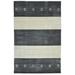 White 24 x 0.8 in Area Rug - AMER Rugs Handwoven Transitional Colorblock Wool Blend Area Rug Viscose/Wool | 24 W x 0.8 D in | Wayfair BLN5C0203
