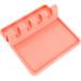 Ebern Designs Heat Resistant Silicone Spoon Rest Plastic in Orange | 5.5 H x 5.5 W x 1.5 D in | Wayfair D064C6FE05F141EAADE3B6CD8DB72FA7