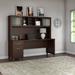 Bush Furniture Somerset 72W Office Desk with Hutch in Ash Gray