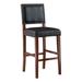 Linon Durlesti 30-inch Black Bar Stool