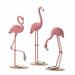 Bay Isle Home™ Johanna Trio 3 Piece Figurine Set Metal in Pink | 8.2 H x 3.25 W x 2.75 D in | Wayfair 7600B46613EC43BF9ED740A1319D5DBF