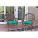 Ophelia & Co. Maltby Patio Chair w/ Cushions Wicker/Rattan in Red/Brown | 36 H x 29 W x 29 D in | Wayfair CEC6F55B2BF24BA7AE9A9565927B75F6