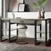 Mercury Row® Yingst Desk Wood/Metal in Gray | 30 H x 60 W x 24 D in | Wayfair 6CBECDDB471142C3866619FBE9E32068