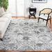 Gray/White 144 x 0.37 in Indoor Area Rug - Lark Manor™ Barefield Oriental Silver Area Rug | 144 W x 0.37 D in | Wayfair