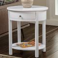 Alcott Hill® Moravian End Table w/ Storage Wood in White | 0 H x 0 W in | Wayfair ALTH5192 43998664