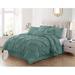 House of Hampton® Hogansville Microfiber 7 Piece Comforter Set Polyester/Polyfill/Microfiber in Blue | Queen | Wayfair