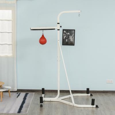 Soozier Free-Standing Speed Bag Platform Punch Bag Station Boxing Stand Heavy Duty Frame White