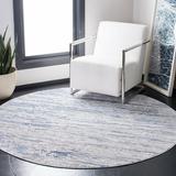Blue/White 108 x 0.43 in Indoor Area Rug - Highland Dunes Granada Abstract Ivory/Blue Area Rug | 108 W x 0.43 D in | Wayfair