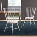 Kennamer Metal Slat Back Side Chair Wood in White Laurel Foundry Modern Farmhouse® | 37.75 H x 23.5 W x 22.5 D in | Wayfair