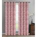 Alcott Hill® Nathaly Damask Semi-Sheer Grommet Curtain Panels Polyester in Pink | 63 H in | Wayfair 340E0699C8D24BDA9E8FC6C0D5905442