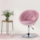 House of Hampton® Danaira Swivel Adjustable Counter Stool Velvet/Metal in Pink | 26 W x 23.5 D in | Wayfair 79F88E84D13845D7B9D342E0DC0BDA38