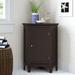 Gracie Oaks Zal 24.75" W x 32" H x 17" D Free-Standing Bathroom Cabinet Manufactured Wood in Brown | 32 H x 24.75 W x 17 D in | Wayfair